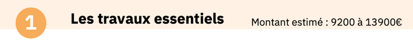 DPE travaux essentiels