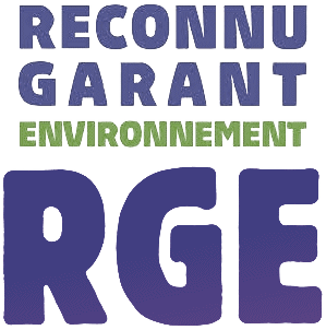 Logo RGE, reconnu garant environnement